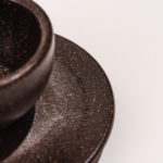 Detailansicht Kaffeeform Cup mit Untertasse