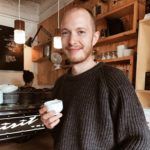 Sven Morris von der Oslo Kaffeebar